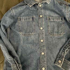 GAP Kids Denim Shirt in Light Blue